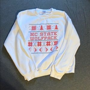 Gildan NC State Christmas Themed Sweatshirt